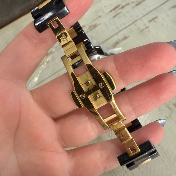 Movado Bold Black and Gold Watch - Picture 6 of 15